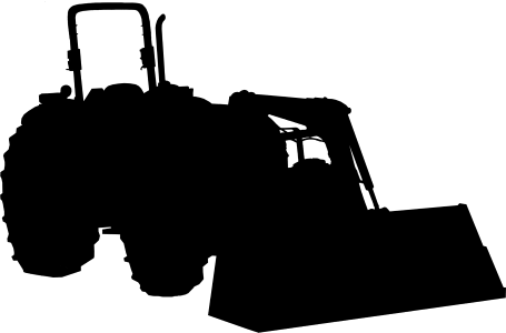 Silhouette of a 40HP Tractor